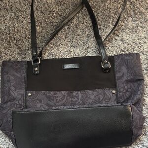 Sakroots Black and Gray Patterned Tote